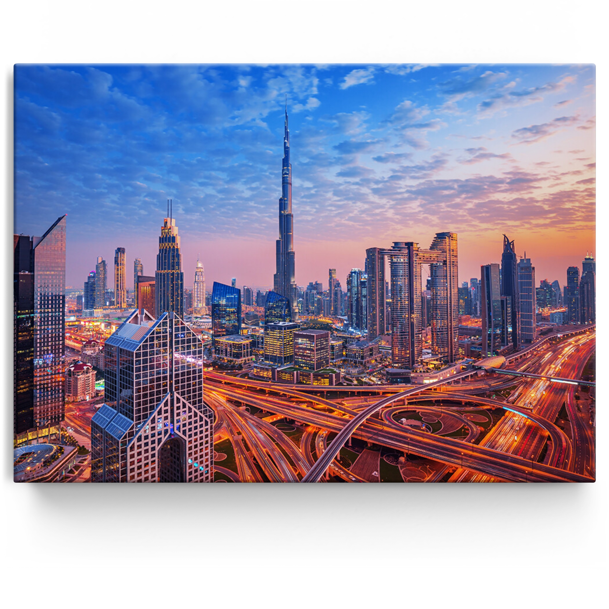 Gepersonaliseerde Canvas Dubai Skyline