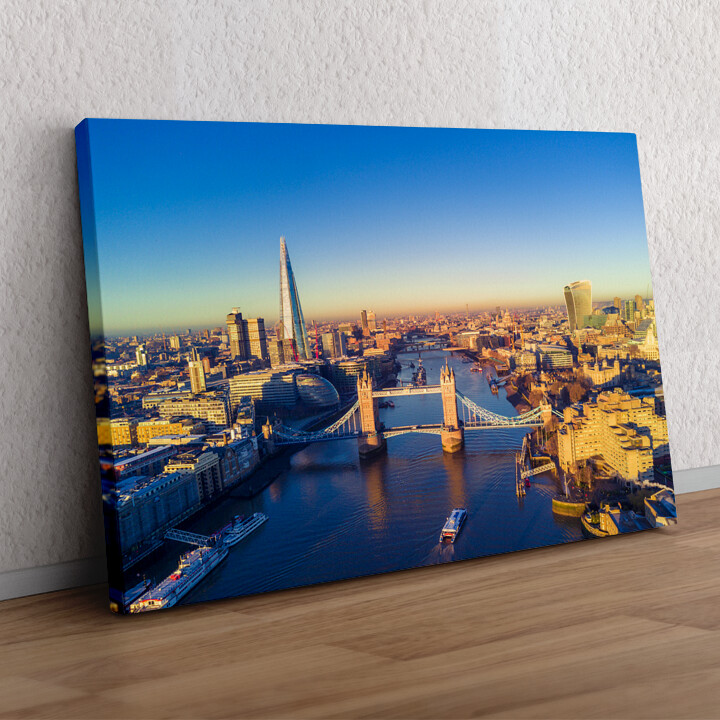 Personaliseerbaar cadeau Luchtfoto van de London Bridge