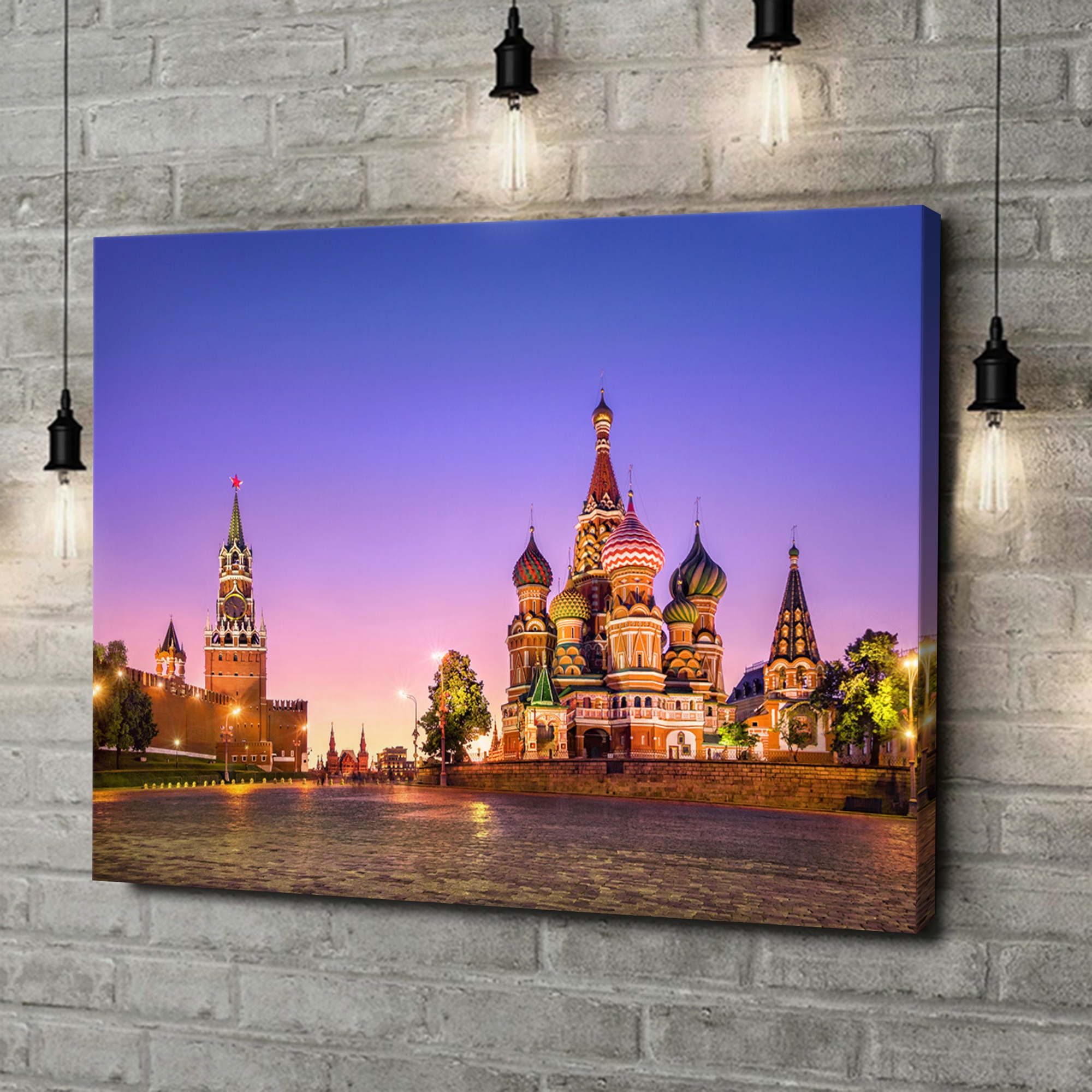 Canvas Cadeau St. Basil Kathedrale Moskou