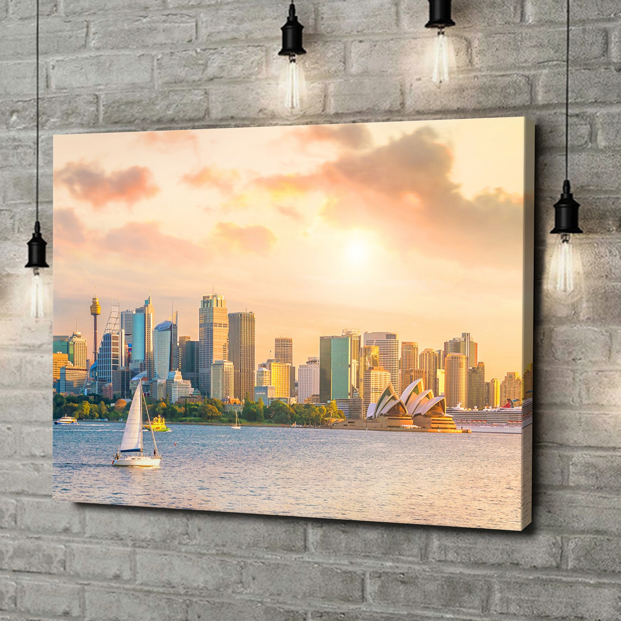 Canvas Cadeau Sydney Skyline