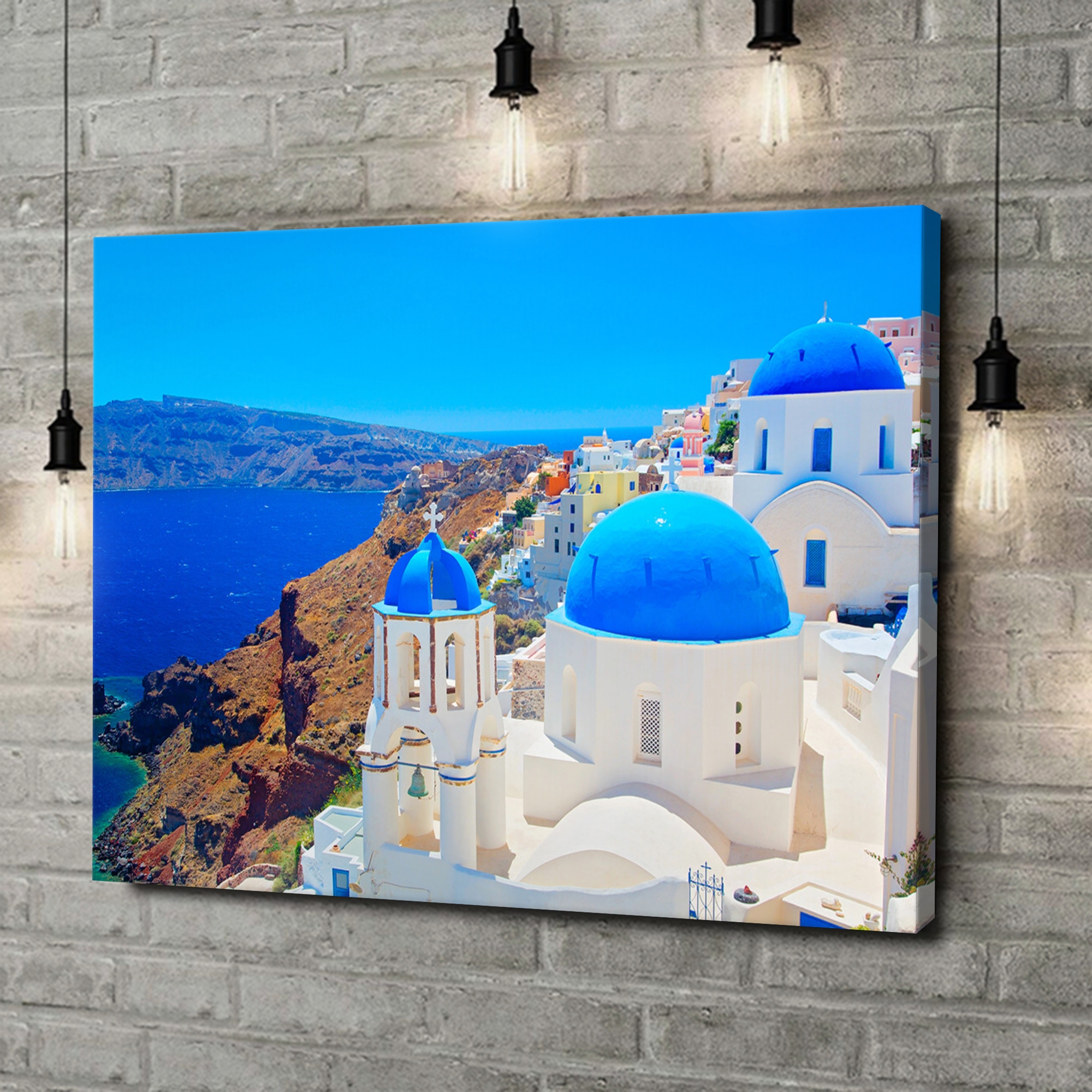 Canvas Cadeau Santorini