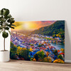 Gepersonaliseerde canvas print Heidelberg Skyline
