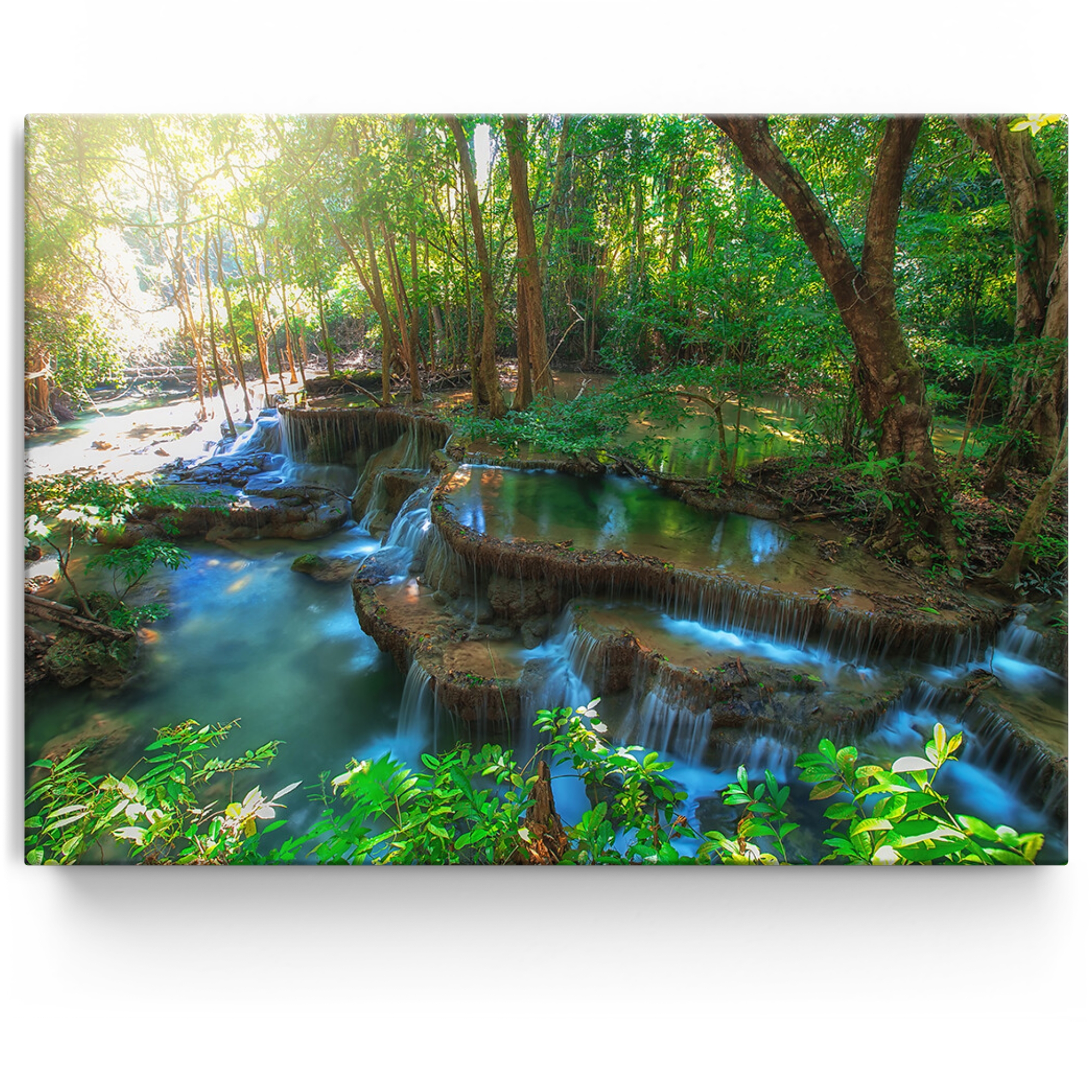 Gepersonaliseerde Canvas Huay Mae Khamin-waterval