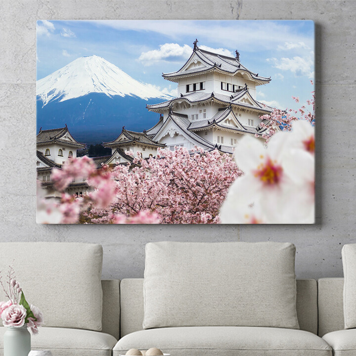 Gepersonaliseerde muurschildering Burg Himeji Japan