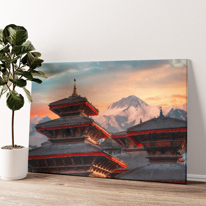 Gepersonaliseerde canvas print Patan Nepal