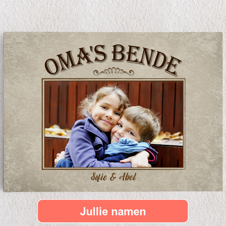Gepersonaliseerde Canvas Grootmoeders bende