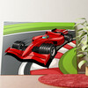 Formule 1 Racewagen Gepersonaliseerde muurschildering