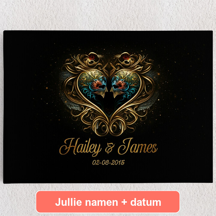 Gepersonaliseerde Canvas Eeuwig bij je.