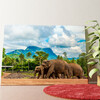 Olifanten in Sri Lanka Gepersonaliseerde muurschildering