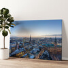 Gepersonaliseerde canvas print Skyline van Hamburg