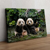Personaliseerbaar cadeau Panda beren